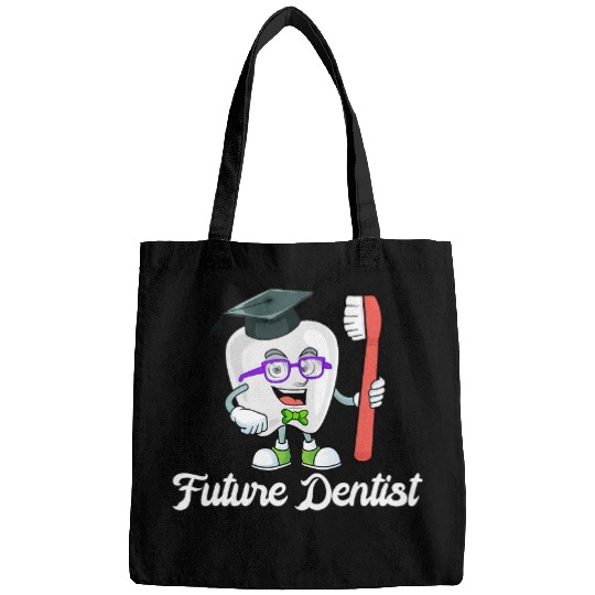 Future dentists Graduation Dental Hygiene Funny Tooth Bags