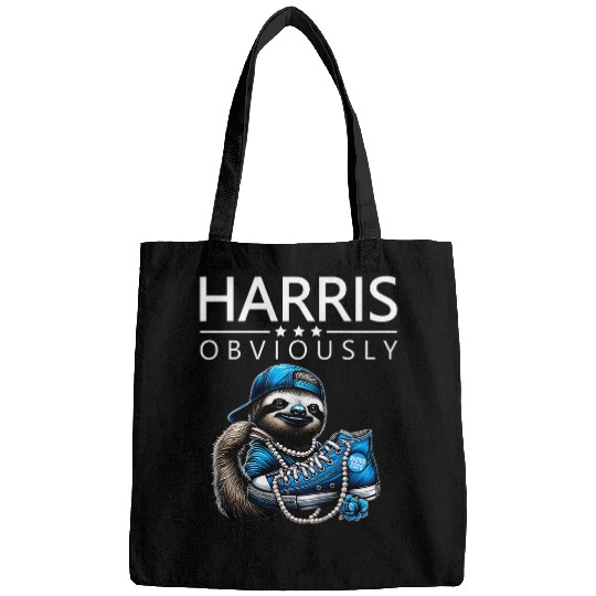 Sloth Pet Chucks And Pearls Kamala Harris Obviously 1 Bags