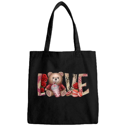 Bear Pet Love Bear Cute Western Valentines Day Bags