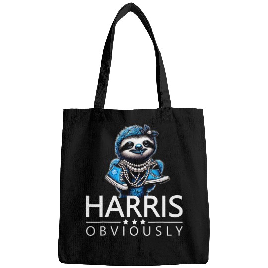 Sloth Pet Chucks And Pearls Kamala Harris Obviously Bags