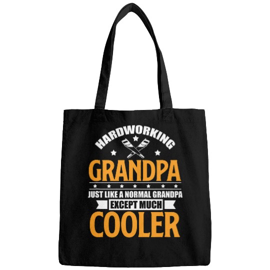 Mens Woodworking Grandpa Funny Woodworker Fathers Day 1 Bags