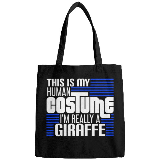 Giraffe Pet This Is My Human Costume I M Really A Giraffe 2 Bags