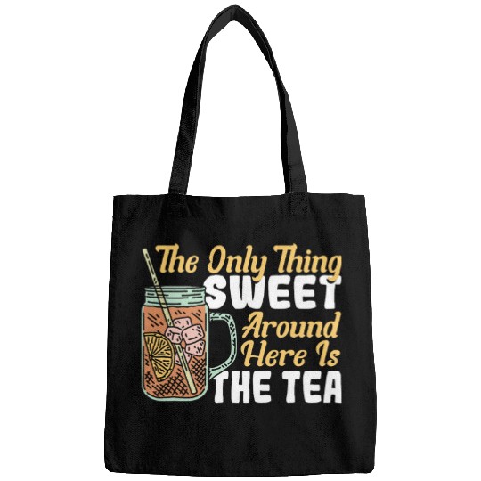 Funny Sweet Tea Lover Sweet Tea Drinker Sweet Tea Powered Bags