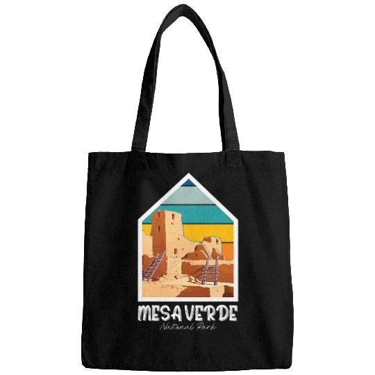 Colorado National Park Mesa Verde Souvenir Archaeology Bags
