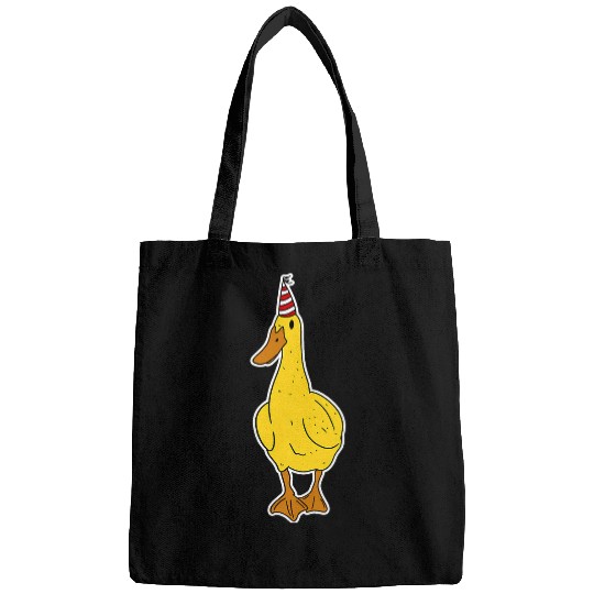Duck Pet Funny Celebrating Cute Duck for Duck Lovers and Owners Bags