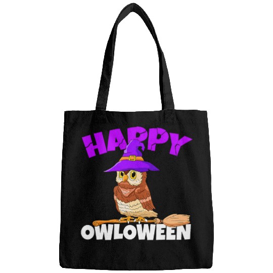 Owl Pet Happy Owloween Nocturnal Bird Owl Lover Birds Of Prey Bags