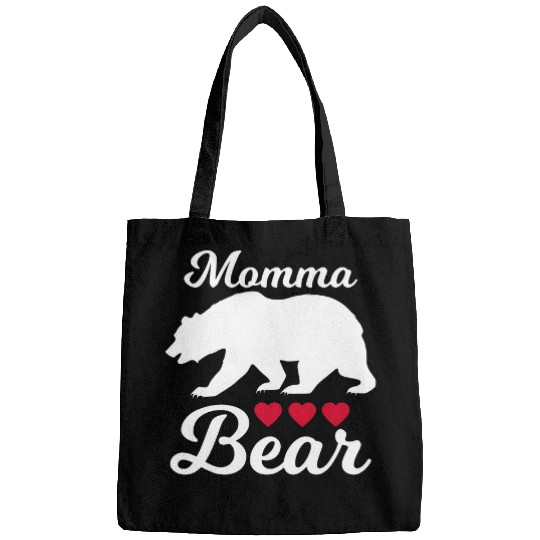 Bear Pet Momma bear beautiful family graphic design Bags
