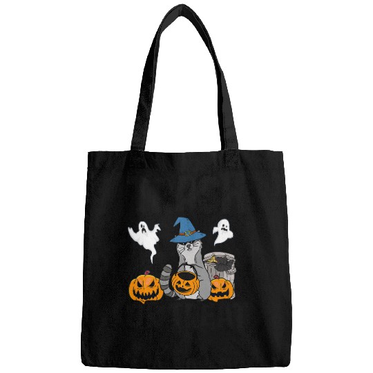 Raccoon Pet Trash Or Treat Raccoon Racoon Cute Halloween 3 Bags