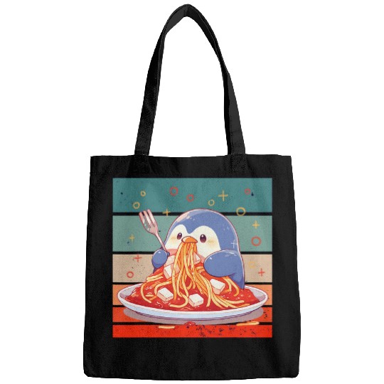 Penguin Pet Cute kawaii penguin spaghetti tomato sauce cheese cubes Bags