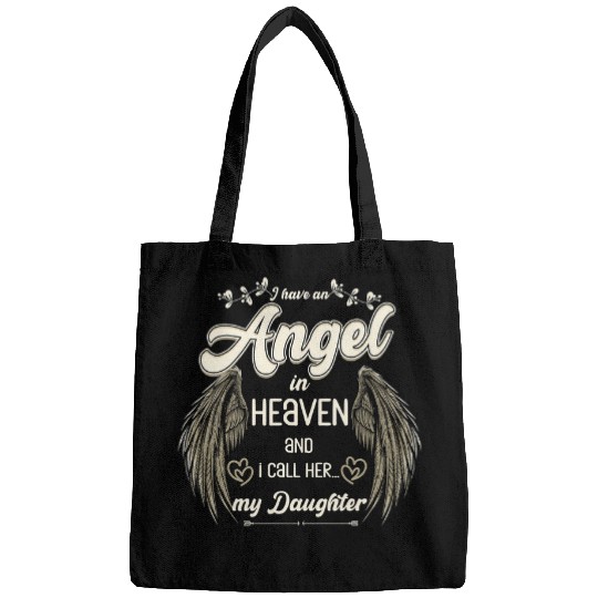 Angel Wings Heaven Daughter Funeral Memorial Remembrance Bags