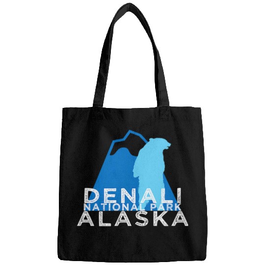 Bear Pet DENALI National Park ALASKA Family Vacation USA Grizzly Bear Bags