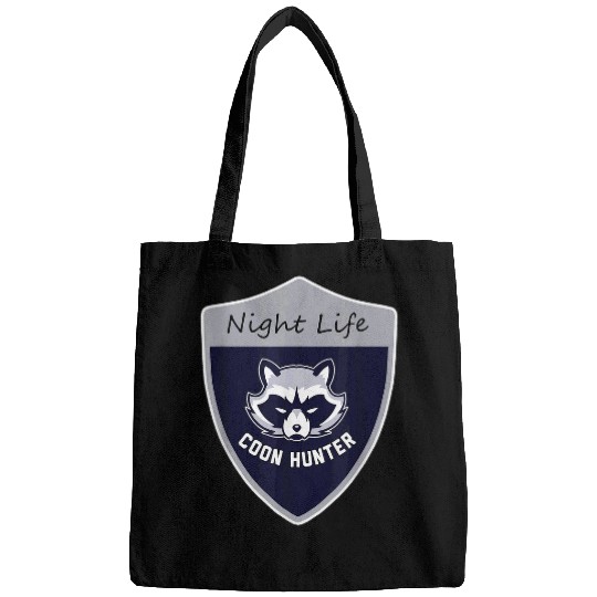 Raccoon Pet Coon Hunting Night Life Treed Life Raccoon Hunter Bags