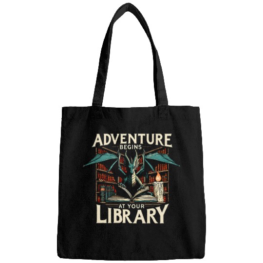 Dragon Pet Adventure Begins At Your Library Dragons Reading Lovers Bags