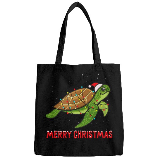 Turtle Pet Christmas Tree Lights xmass Holidays Bags