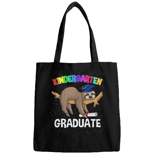 Sloth Pet Kids Kindergarten Graduation Sloth Graduate Funny Bags