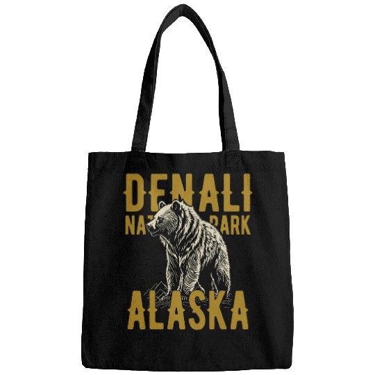 Bear Pet Denali National Park Alaska USA Bear Design Bags