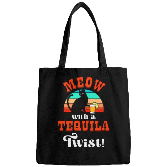 Funny Tequila Drinking Cat Lover Salt Lime Bartender Drink 29 Bags