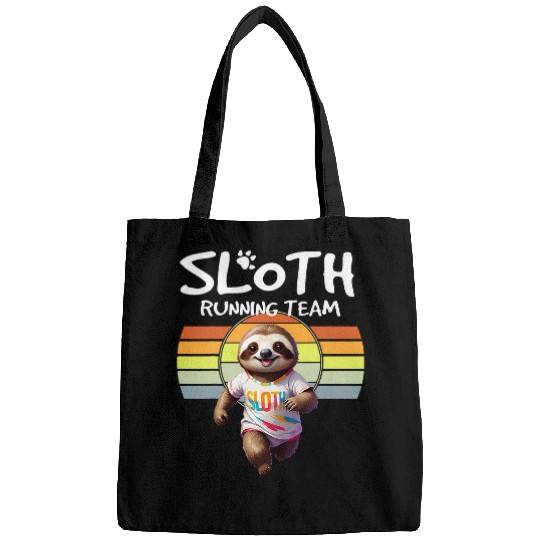 Sloth Pet Running Team Matching Fun Run Participant Themed Event Bags