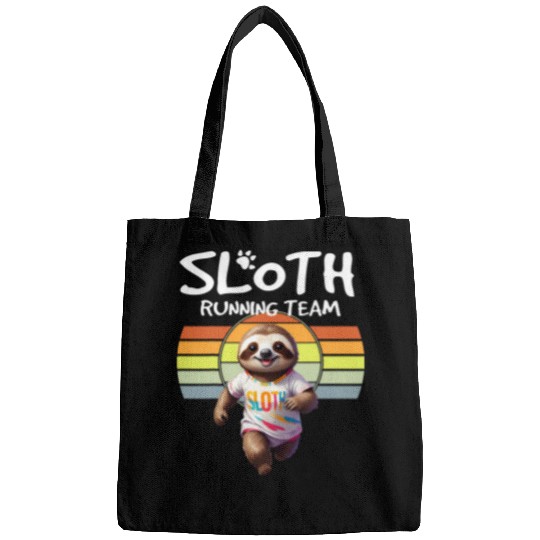 Sloth Pet Running Team Matching Fun Run Participant Themed Event Bags