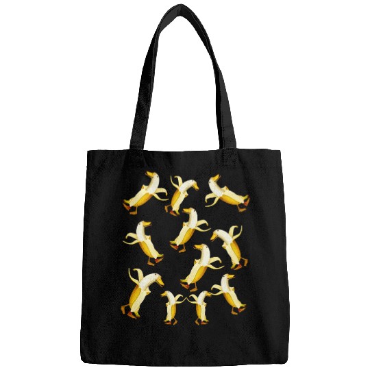 Duck Pet Funny Banana Duck Funny Anthropomorphic fruit bird Animal Bags