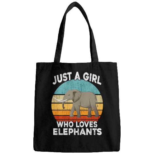 Elephant Pet Just A Girl Who Loves Elephants 6 Bags
