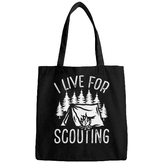 Scout Job I live for Scouting Group Scouts Bags