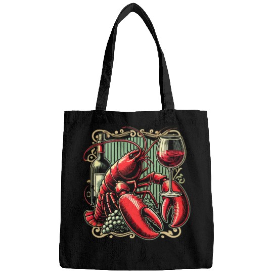 Wines Fun Lobster And Wines Drinking Wines Seafood Lover 2 Bags