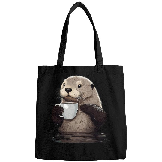 Coffee Fun Sea Otter Coffee Mug Bags