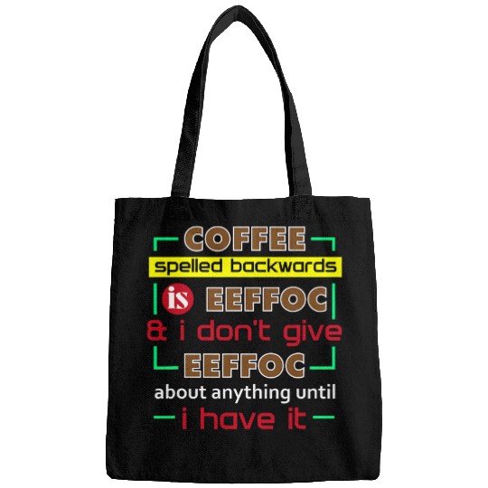 Coffee Fun Spelled Backwards Is Eeffoc 6 Bags