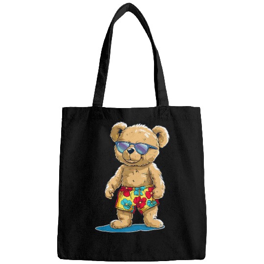 Bear Pet Awesome Holidays with this swimming trunks Teddy Bear Outfit Bags
