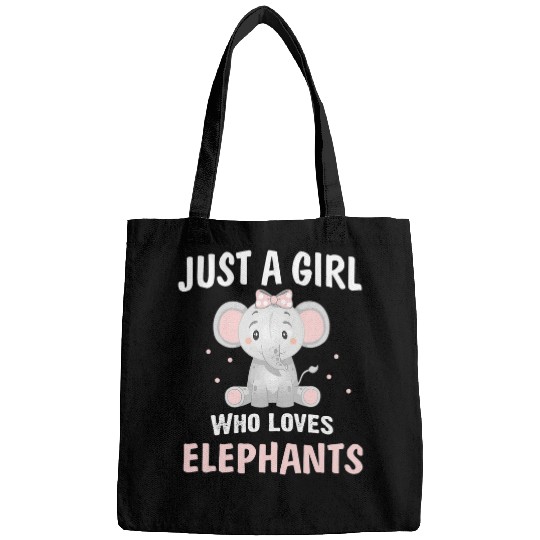 Elephant Pet Just A Girl Who Loves Elephants 3 8 Bags