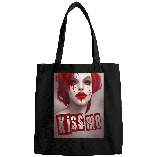 Womens Kissing Horror Clown Bags