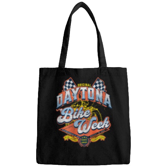 2024 DAYTONA BEACH BIKE WEEK vintages RALLY ART ON BACK Bags