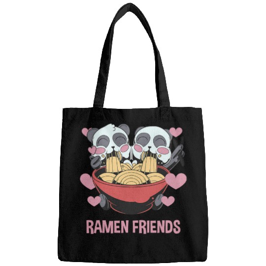 Panda Pet Ramen Friends Panda Cute Anime Besties Bags