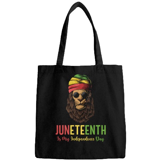 Lion Pet Juneteenth is My Independence Day Black King Queen Lion Bags