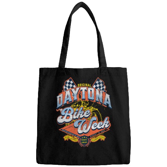 2024 DAYTONA BEACH BIKE WEEK vintages RALLY ART ON FRONT 3 Bags