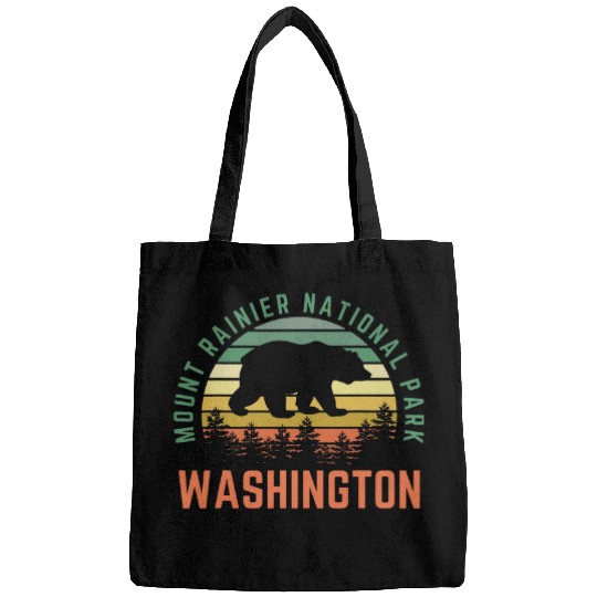 Bear Pet Mount Rainier National Park Washington Bear Nature Outdoors Bags