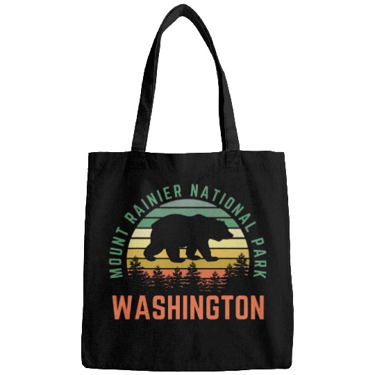 Bear Pet Mount Rainier National Park Washington Bear Nature Outdoors Bags
