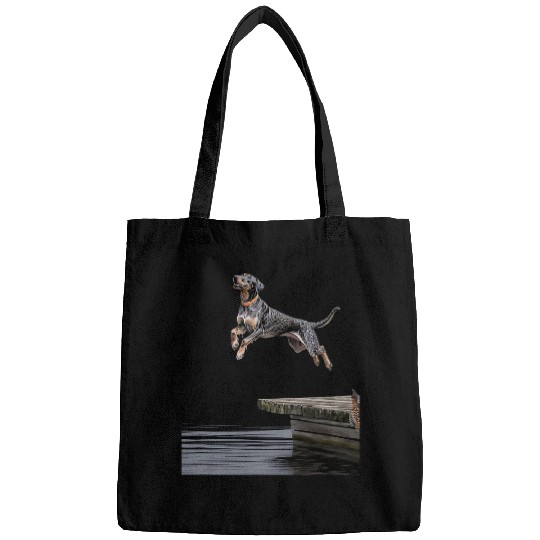 German Shorthaired Pointer Dock Diving Dog Jumping Swimming 1 Bags
