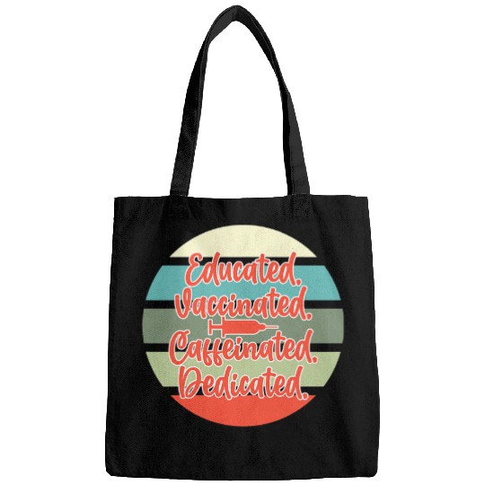 Coffee Fun nurses Vaccinated Vaccinated Caffeinated Coffee Lover 2 Bags