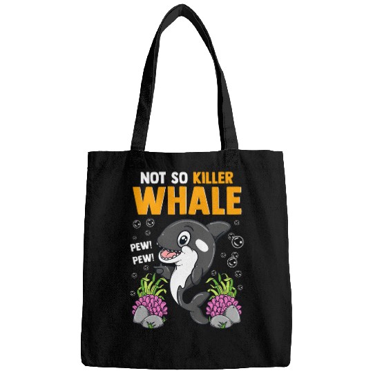 Panda Pet Funny Not So Killer Whale Sea Panda Orca Marine Life Lover Bags