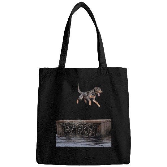 German Shorthaired Pointer Dock Diving Dog Jumping Swimming Bags