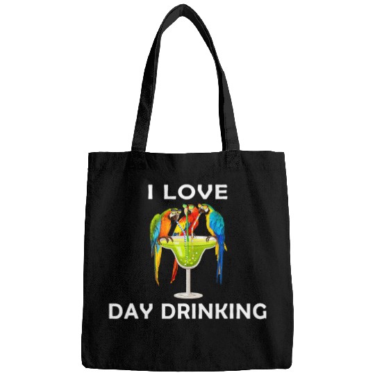 I Love Day Drinking Margarita Cocktail Bartender Pub Bar Pun Bags