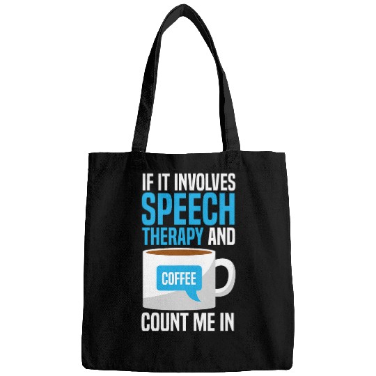 Coffee Fun Speech Therapy Speech Language Pathologist Bags