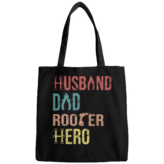 Mens Funny Roofer Dad Quote Roofing Construction Worker Bags