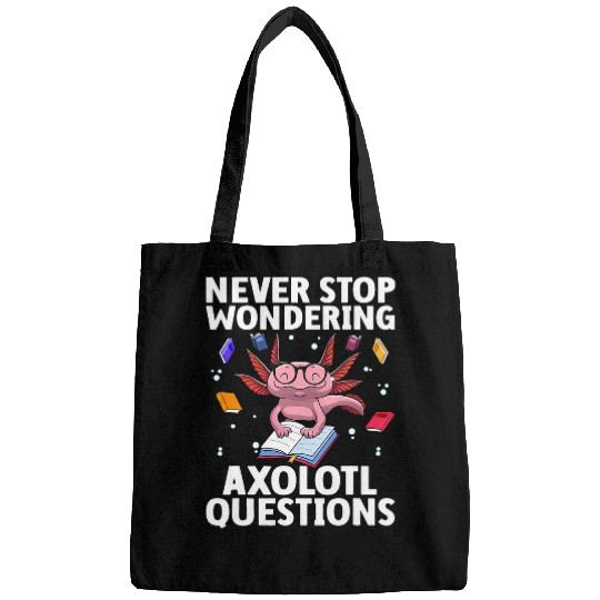 Funny Axolotls Art For Boys Girls Kids Tiger Salamander Lover 1 Bags
