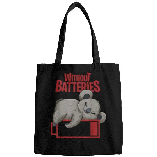 Koala Pet Tired Koala Without Batteries Funny Gift for Tired Mom Bags