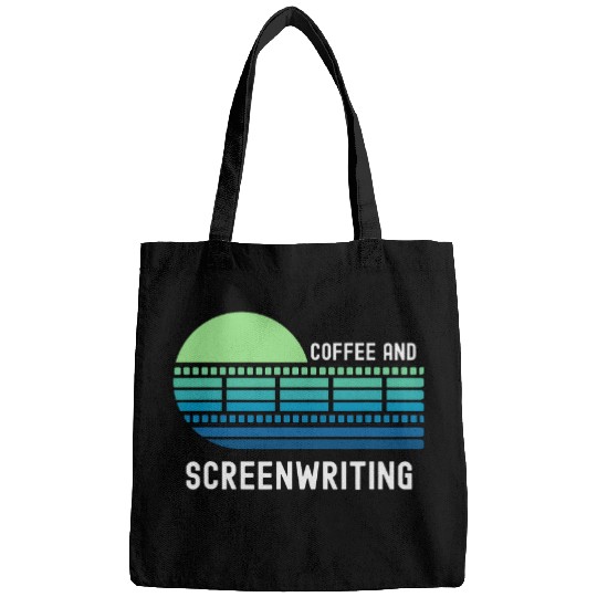Coffee Fun and Screenwriting Funny Screenwriter Writer Vintage Bags