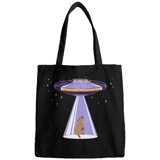 capybaras Pet Funny Alien UFO capybaras Lover for women men Dad mom Bags