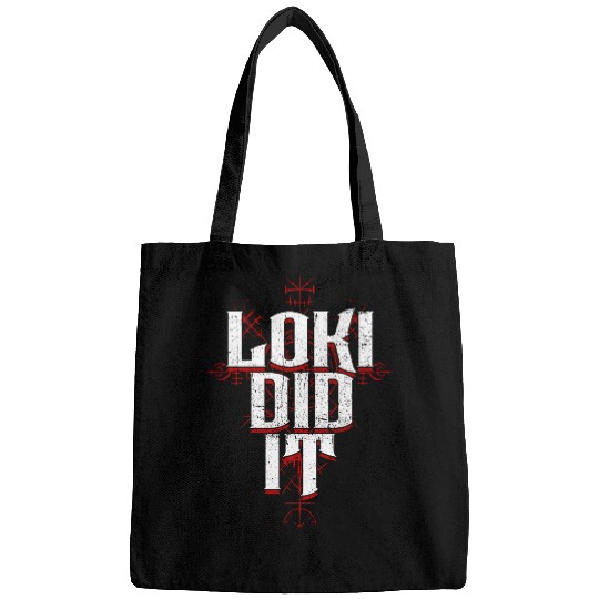 Loki Did It Norse Mythology Viking Nordic Bags